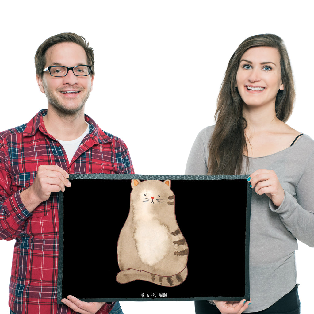 Fußmatte Katze sitzend Katzen, Katze, Kater, Mietze, Cat, Cats, Katzenhalter, Katzenbesitzerin, Haustier, Katzenliebe, Lebensinhalt, Liebe, Mittelpunkt, Familie Türvorleger, Schmutzmatte, Fußabtreter, Matte, Schmutzfänger, Fußabstreifer, Schmutzfangmatte, Türmatte, Motivfußmatte,  Haustürmatte, Vorleger  Katze, Katzenmotiv, Katzenfan, Katzendeko, Katzenfreund, Katzenliebhaber, Katzenprodukte, Katzenartikel, Katzenaccessoires, Katzensouvenirs, Katzenliebhaberprodukte, Katzenmotive
