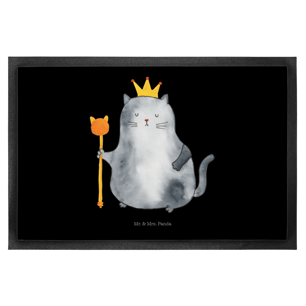 Fußmatte Katzen Koenig Katzen, Katze, Kater, Mietze, Cat, Cats, Katzenhalter, Katzenbesitzerin, Haustier, König, Königin, Queen, Familie, Mietzhaus, Wohnung, erste eigenen Wohnung, Umzug, Einzug	 Türvorleger, Schmutzmatte, Fußabtreter, Matte, Schmutzfänger, Fußabstreifer, Schmutzfangmatte, Türmatte, Motivfußmatte,  Haustürmatte, Vorleger  Katze, Katzenmotiv, Katzenfan, Katzendeko, Katzenfreund, Katzenliebhaber, Katzenprodukte, Katzenartikel, Katzenaccessoires, Katzensouvenirs, Katzenliebhaberprodukte, Katzenmotive