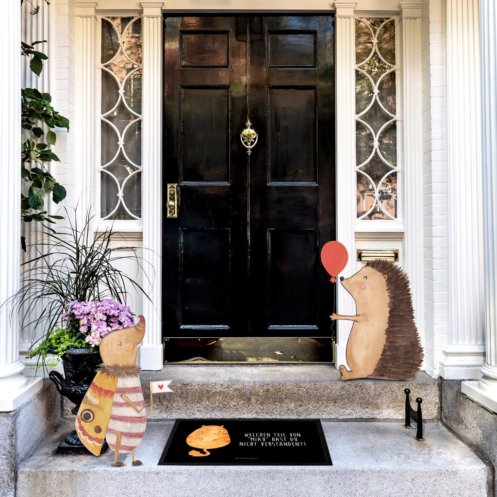 Fußmatte Katze Mittelfinger Katzen, Katze, Kater, Mietze, Cat, Cats Türvorleger, Schmutzmatte, Fußabtreter, Matte, Schmutzfänger, Fußabstreifer, Schmutzfangmatte, Türmatte, Motivfußmatte,  Haustürmatte, Vorleger  Katze, Katzenmotiv, Katzenfan, Katzendeko, Katzenfreund, Katzenliebhaber, Katzenprodukte, Katzenartikel, Katzenaccessoires, Katzensouvenirs, Katzenliebhaberprodukte, Katzenmotive