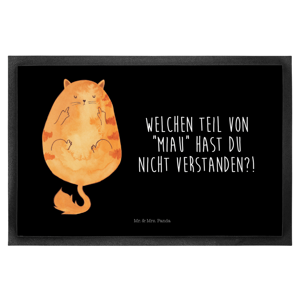 Fußmatte Katze Mittelfinger Katzen, Katze, Kater, Mietze, Cat, Cats Türvorleger, Schmutzmatte, Fußabtreter, Matte, Schmutzfänger, Fußabstreifer, Schmutzfangmatte, Türmatte, Motivfußmatte,  Haustürmatte, Vorleger  Katze, Katzenmotiv, Katzenfan, Katzendeko, Katzenfreund, Katzenliebhaber, Katzenprodukte, Katzenartikel, Katzenaccessoires, Katzensouvenirs, Katzenliebhaberprodukte, Katzenmotive