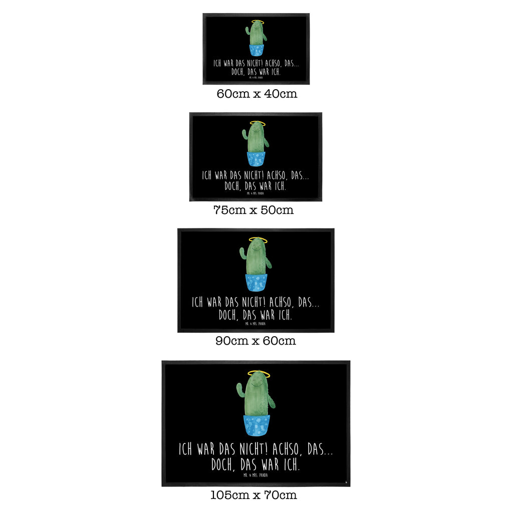 Fußmatte Kaktus Heilig Kaktus, Kakteen, frech, lustig, Kind, Eltern, Familie, Bruder, Schwester, Schwestern, Freundin, Heiligenschein Türvorleger, Schmutzmatte, Fußabtreter, Matte, Schmutzfänger, Fußabstreifer, Schmutzfangmatte, Türmatte, Motivfußmatte,  Haustürmatte, Vorleger  Kaktus, Kakteen