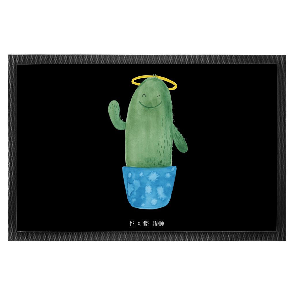 Fußmatte Kaktus Heilig Kaktus, Kakteen, frech, lustig, Kind, Eltern, Familie, Bruder, Schwester, Schwestern, Freundin, Heiligenschein Türvorleger, Schmutzmatte, Fußabtreter, Matte, Schmutzfänger, Fußabstreifer, Schmutzfangmatte, Türmatte, Motivfußmatte,  Haustürmatte, Vorleger  Kaktus, Kakteen