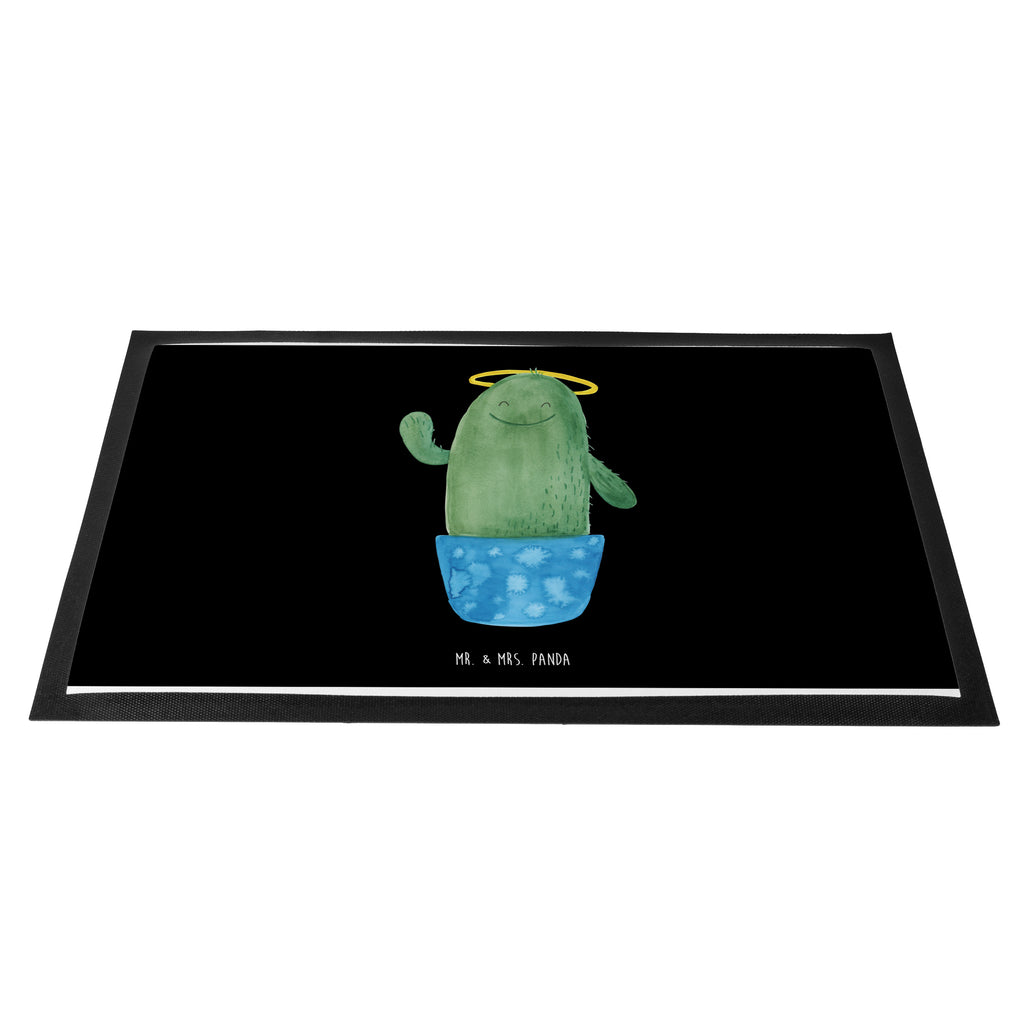 Fußmatte Kaktus Heilig Kaktus, Kakteen, frech, lustig, Kind, Eltern, Familie, Bruder, Schwester, Schwestern, Freundin, Heiligenschein Türvorleger, Schmutzmatte, Fußabtreter, Matte, Schmutzfänger, Fußabstreifer, Schmutzfangmatte, Türmatte, Motivfußmatte,  Haustürmatte, Vorleger  Kaktus, Kakteen