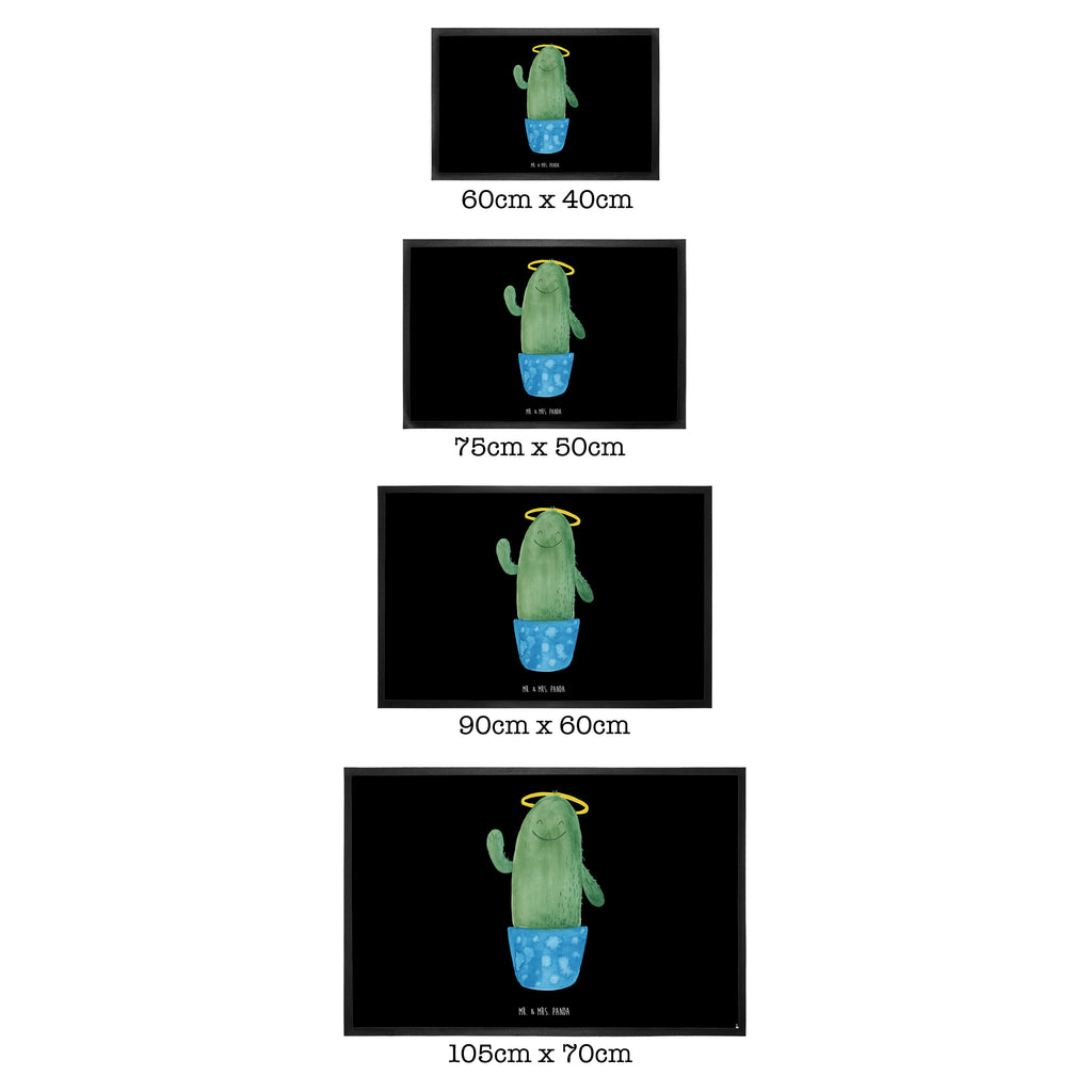 Fußmatte Kaktus Heilig Kaktus, Kakteen, frech, lustig, Kind, Eltern, Familie, Bruder, Schwester, Schwestern, Freundin, Heiligenschein Türvorleger, Schmutzmatte, Fußabtreter, Matte, Schmutzfänger, Fußabstreifer, Schmutzfangmatte, Türmatte, Motivfußmatte,  Haustürmatte, Vorleger  Kaktus, Kakteen