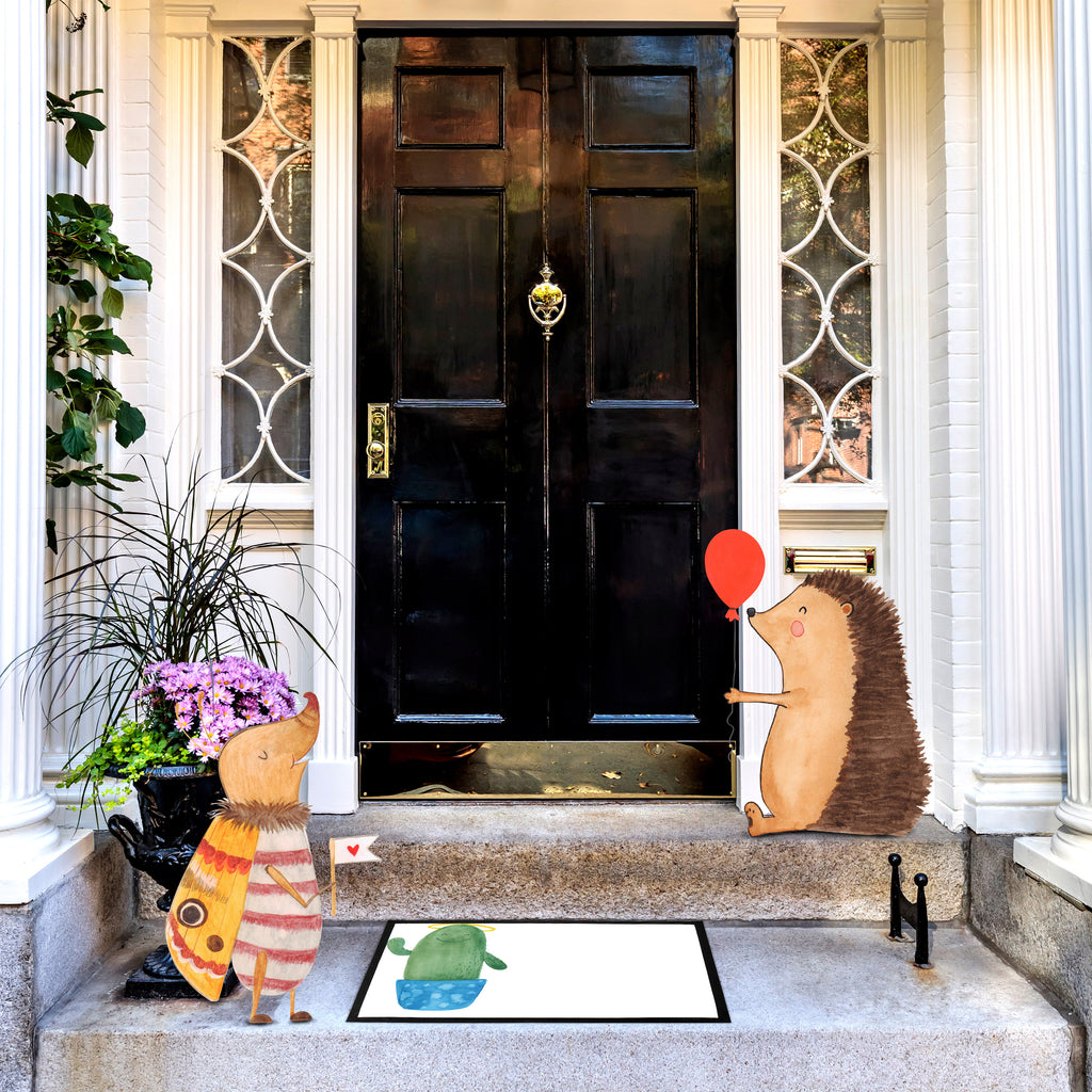 Fußmatte Kaktus Heilig Kaktus, Kakteen, frech, lustig, Kind, Eltern, Familie, Bruder, Schwester, Schwestern, Freundin, Heiligenschein Türvorleger, Schmutzmatte, Fußabtreter, Matte, Schmutzfänger, Fußabstreifer, Schmutzfangmatte, Türmatte, Motivfußmatte,  Haustürmatte, Vorleger  Kaktus, Kakteen