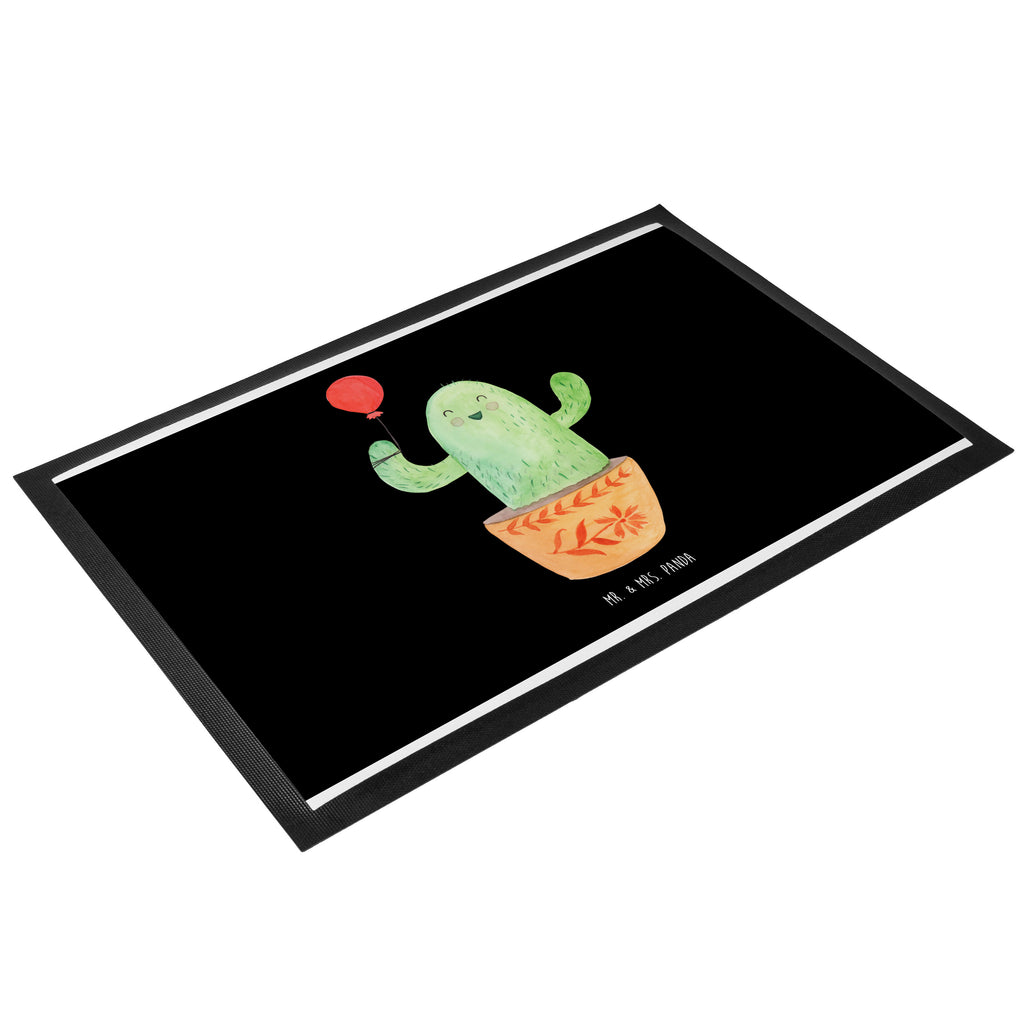 Fußmatte Kaktus Luftballon Türvorleger, Schmutzmatte, Fußabtreter, Matte, Schmutzfänger, Fußabstreifer, Schmutzfangmatte, Türmatte, Motivfußmatte, Haustürmatte, Vorleger, Kaktus, Kakteen, Luftballon, Neustart, Freude, Büro, Stress, Büroalltag, Freundin, Freund, Ausbildung, Prüfung