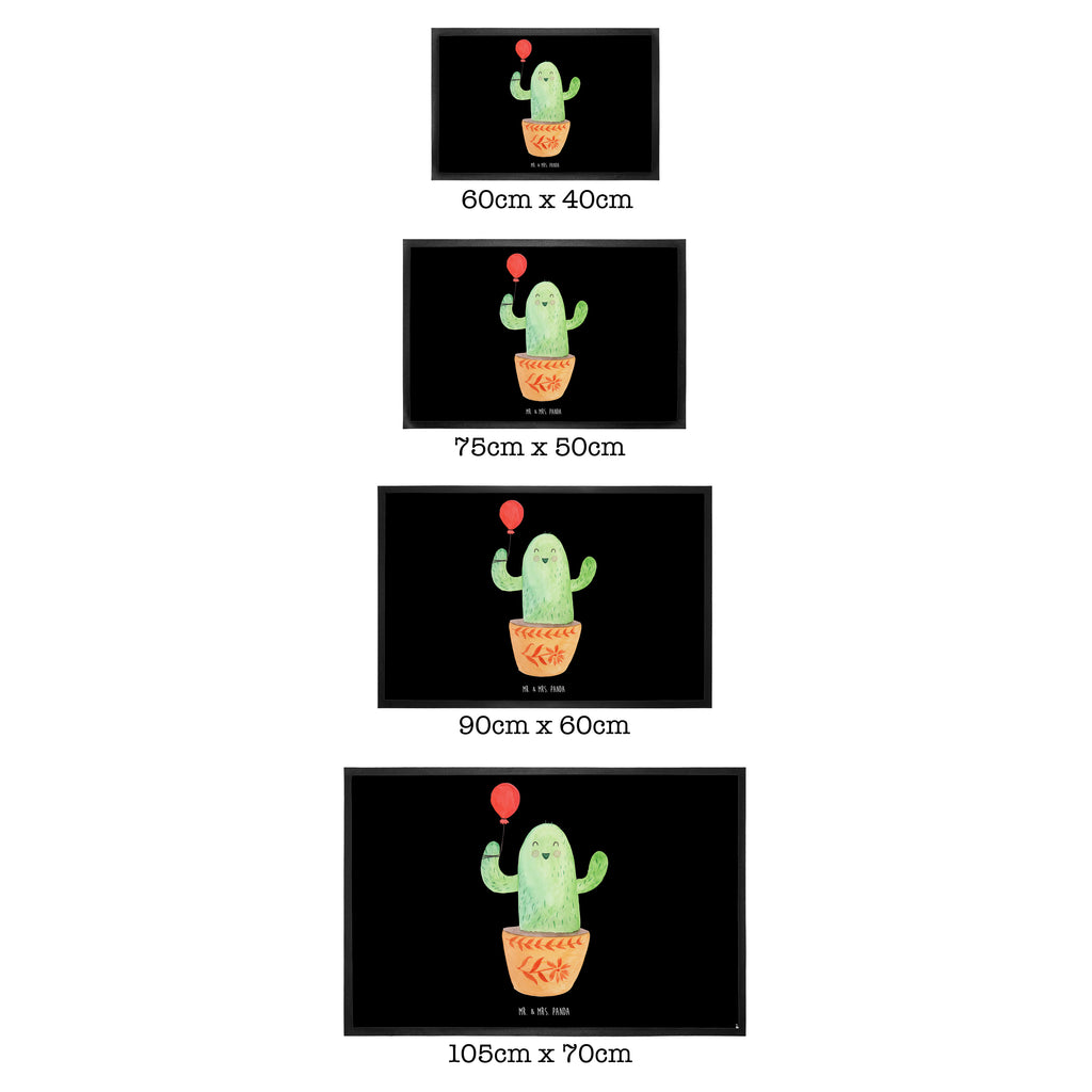 Fußmatte Kaktus Luftballon Türvorleger, Schmutzmatte, Fußabtreter, Matte, Schmutzfänger, Fußabstreifer, Schmutzfangmatte, Türmatte, Motivfußmatte, Haustürmatte, Vorleger, Kaktus, Kakteen, Luftballon, Neustart, Freude, Büro, Stress, Büroalltag, Freundin, Freund, Ausbildung, Prüfung