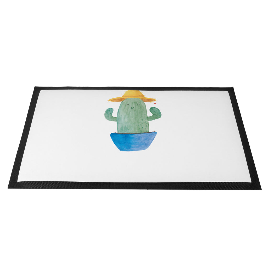 Fußmatte Kaktus Sonnenhut Kaktus, Kakteen, Reisen, Weltreise, Weltenbummler, Reisetagebuch, Städtetrip, Kaktusliebe, Geschenkidee, Spruch, Motivation Türvorleger, Schmutzmatte, Fußabtreter, Matte, Schmutzfänger, Fußabstreifer, Schmutzfangmatte, Türmatte, Motivfußmatte,  Haustürmatte, Vorleger  Kaktus, Kakteen