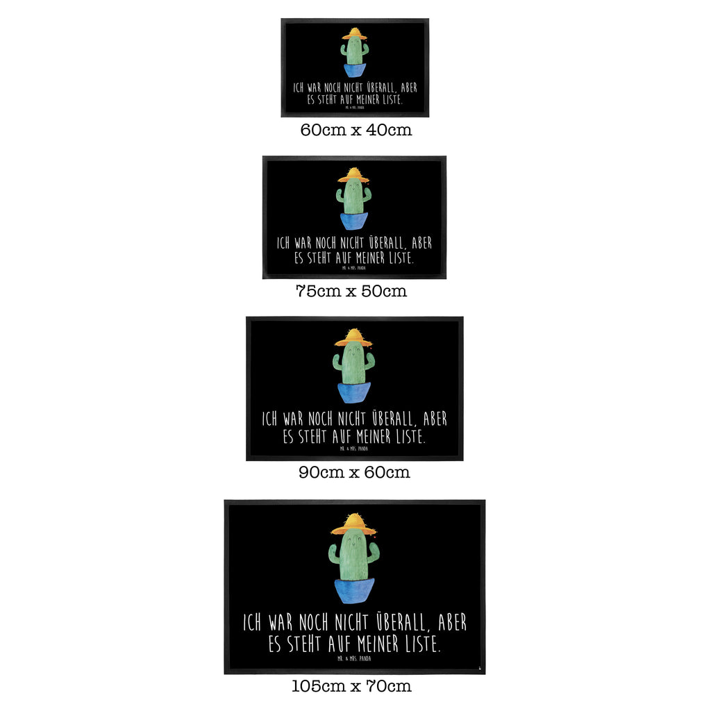 Fußmatte Kaktus Sonnenhut Kaktus, Kakteen, Reisen, Weltreise, Weltenbummler, Reisetagebuch, Städtetrip, Kaktusliebe, Geschenkidee, Spruch, Motivation Türvorleger, Schmutzmatte, Fußabtreter, Matte, Schmutzfänger, Fußabstreifer, Schmutzfangmatte, Türmatte, Motivfußmatte,  Haustürmatte, Vorleger  Kaktus, Kakteen