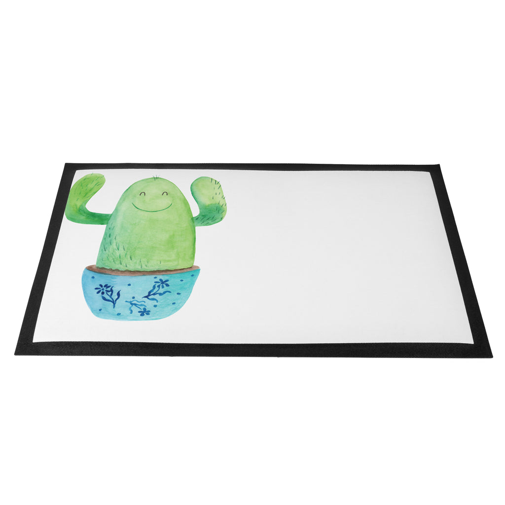 Fußmatte Kaktus Happy Türvorleger, Schmutzmatte, Fußabtreter, Matte, Schmutzfänger, Fußabstreifer, Schmutzfangmatte, Türmatte, Motivfußmatte, Haustürmatte, Vorleger, Kaktus, Kakteen, Motivation, Spruch, lustig, Kindersicherung, Neustart, Büro, Büroalltag, Kollege, Kollegin, Freundin, Mutter, Familie, Ausbildung