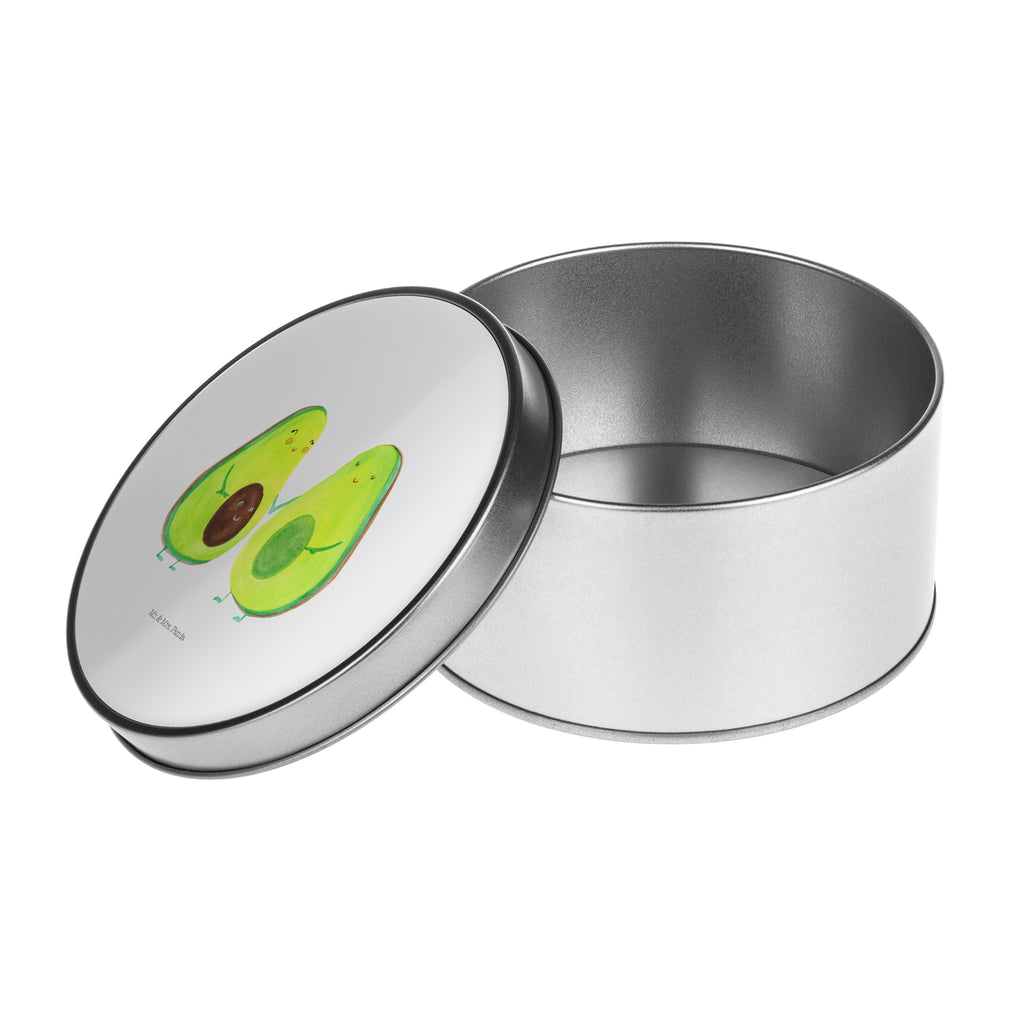 Blechdose rund Avocado Pärchen Metalldose, Keksdose, Dose, Vorratsdose, Geschenkbox, Avocado, Veggie, Vegan, Gesund, Avocuddle, Liebe, Schwangerschaft, Familie, Babyshower, Babyparty, Hochzeit, Kinder, Avocados, Geburt