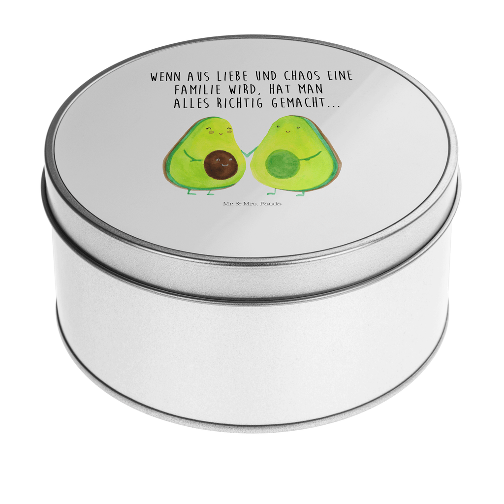 Blechdose rund Avocado Pärchen Metalldose, Keksdose, Dose, Vorratsdose, Geschenkbox, Avocado, Veggie, Vegan, Gesund, Avocuddle, Liebe, Schwangerschaft, Familie, Babyshower, Babyparty, Hochzeit, Kinder, Avocados, Geburt