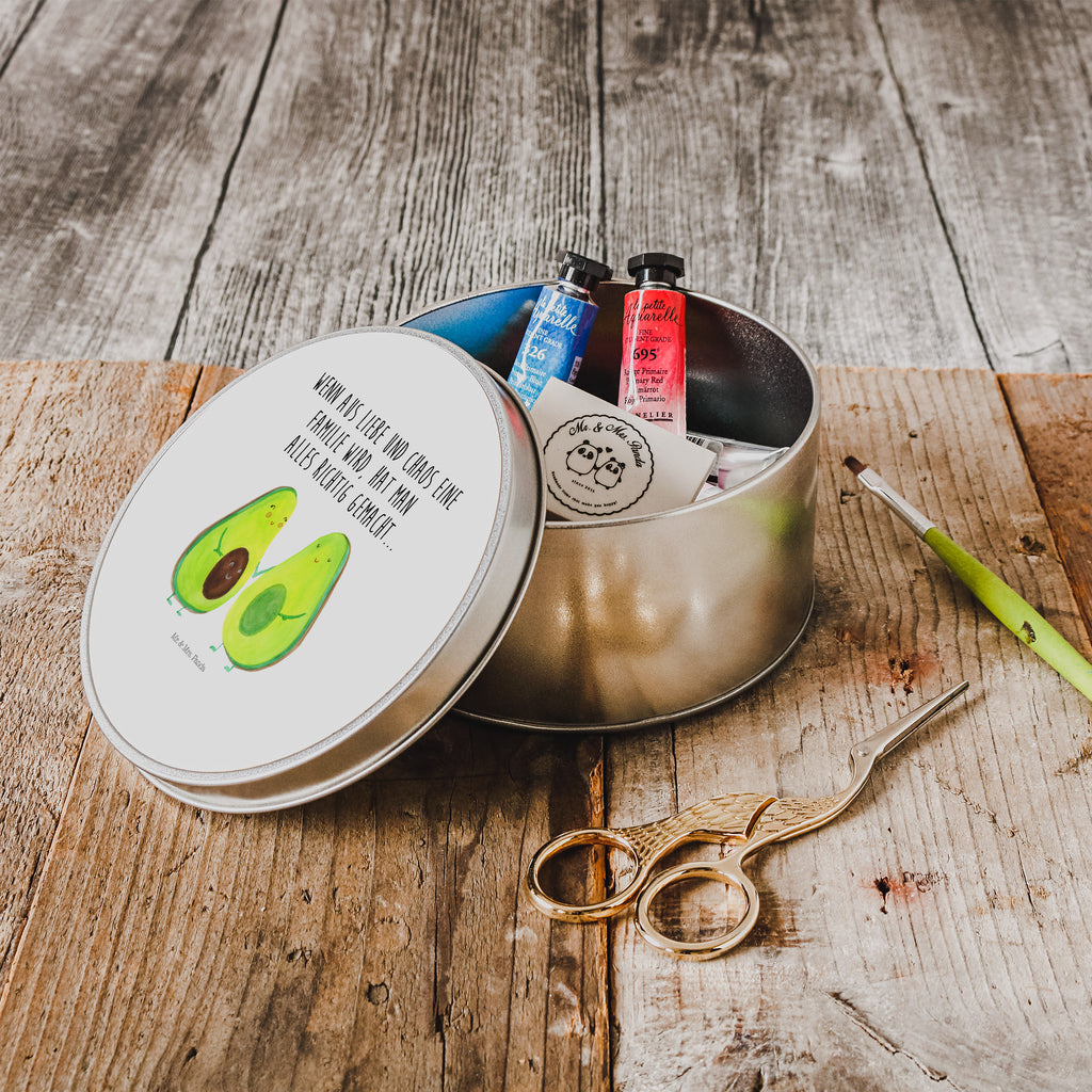 Blechdose rund Avocado Pärchen Metalldose, Keksdose, Dose, Vorratsdose, Geschenkbox, Avocado, Veggie, Vegan, Gesund, Avocuddle, Liebe, Schwangerschaft, Familie, Babyshower, Babyparty, Hochzeit, Kinder, Avocados, Geburt