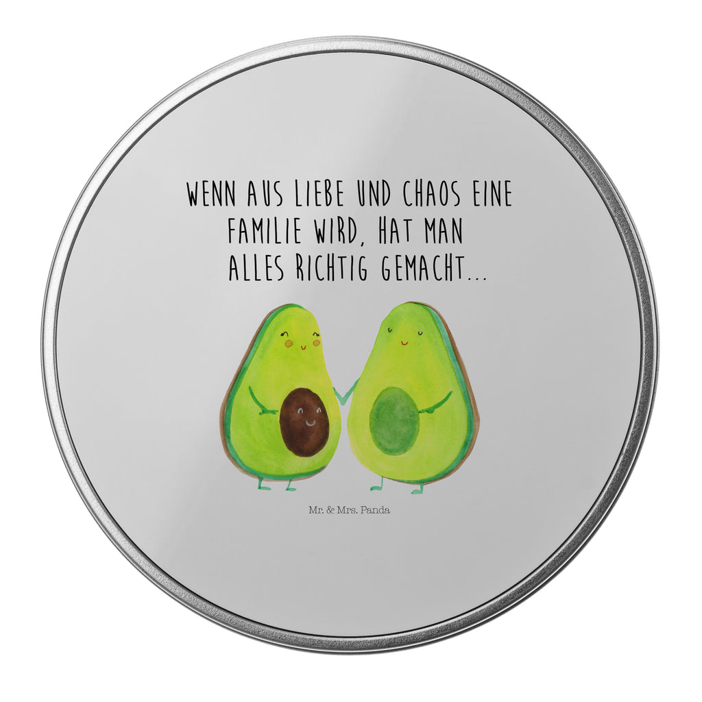 Blechdose rund Avocado Pärchen Metalldose, Keksdose, Dose, Vorratsdose, Geschenkbox, Avocado, Veggie, Vegan, Gesund, Avocuddle, Liebe, Schwangerschaft, Familie, Babyshower, Babyparty, Hochzeit, Kinder, Avocados, Geburt