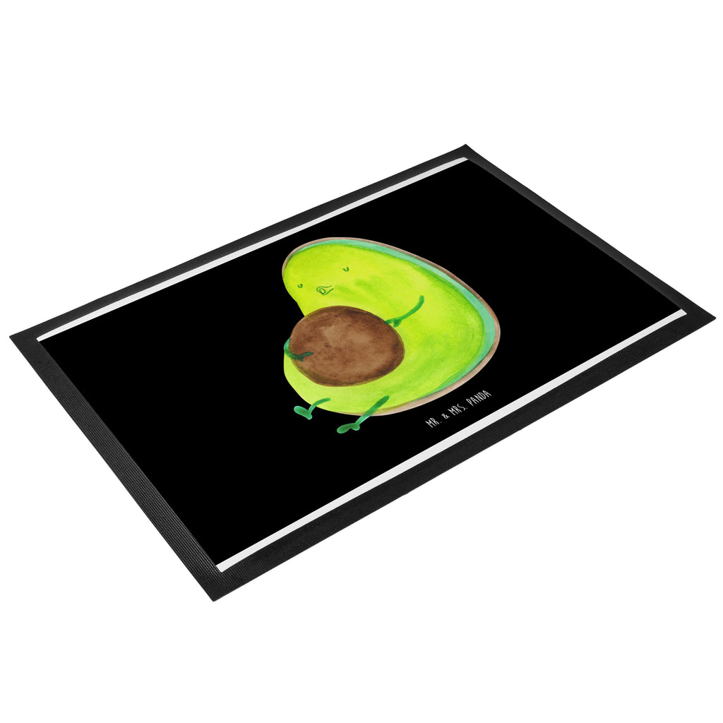 Fußmatte Avocado pfeift Avocado, Diät, Abnehmen, Ernährung, dick sein, Pummelfee,  Türvorleger, Schmutzmatte, Fußabtreter, Matte, Schmutzfänger, Fußabstreifer, Schmutzfangmatte, Türmatte, Motivfußmatte,  Haustürmatte, Vorleger  Avocado, Veggie, Vegan, Gesund
