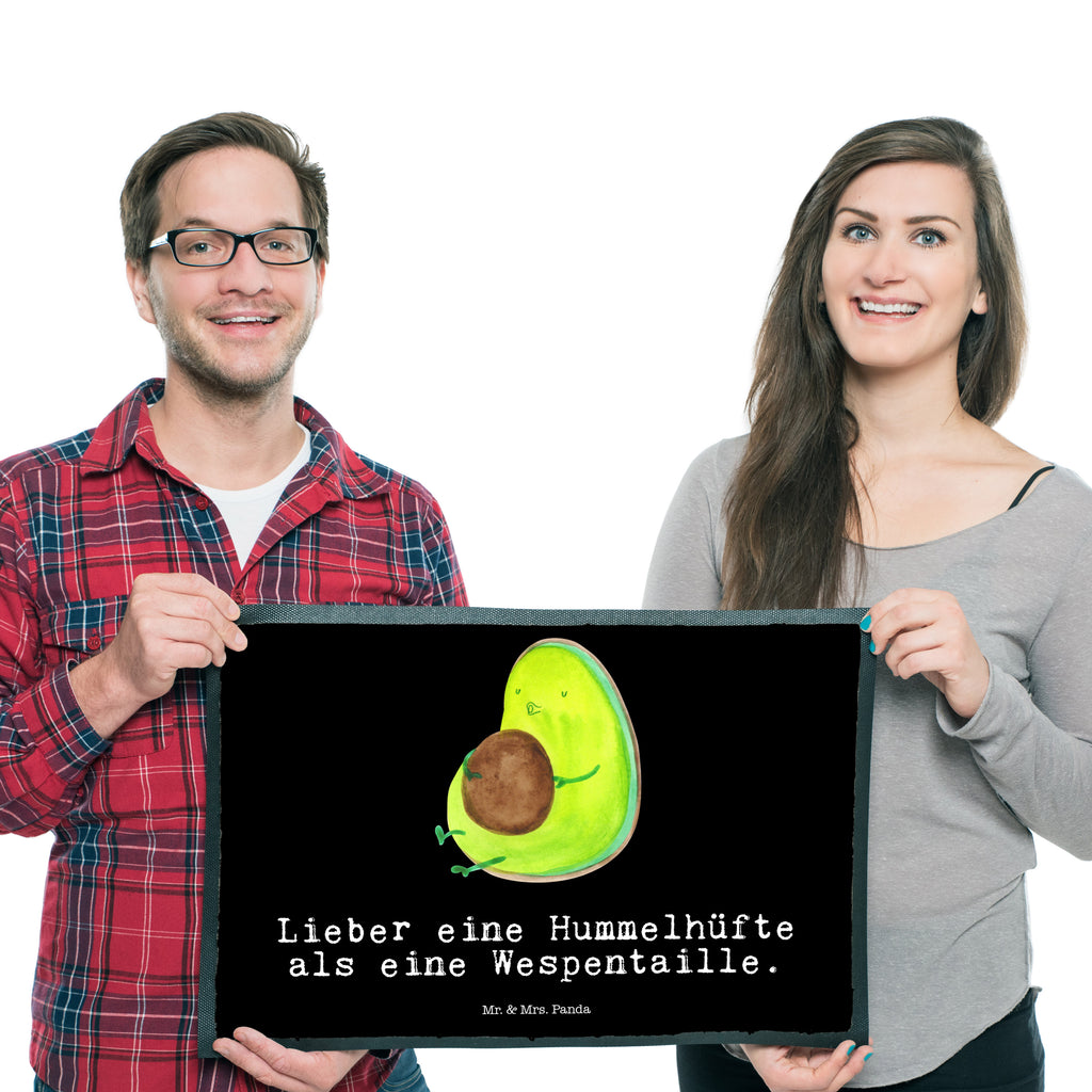 Fußmatte Avocado pfeift Avocado, Diät, Abnehmen, Ernährung, dick sein, Pummelfee,  Türvorleger, Schmutzmatte, Fußabtreter, Matte, Schmutzfänger, Fußabstreifer, Schmutzfangmatte, Türmatte, Motivfußmatte,  Haustürmatte, Vorleger  Avocado, Veggie, Vegan, Gesund