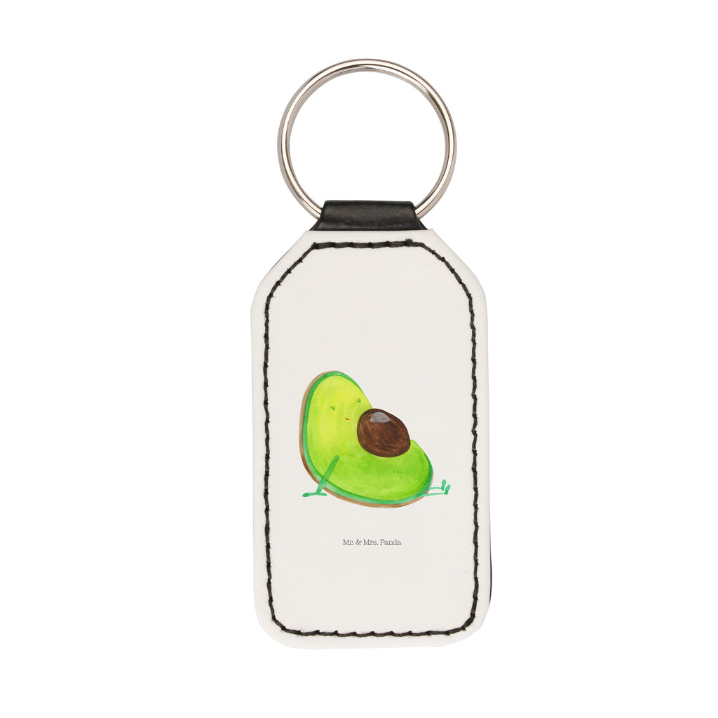 Rechteckig Schlüsselanhänger Avocado schwanger Schlüsselanhänger, Anhänger, Taschenanhänger, Glücksbringer, Schutzengel, Avocado, Veggie, Vegan, Gesund, schwanger, Schwangerschaft, Babyparty, Babyshower