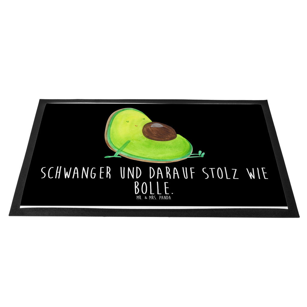 Fußmatte Avocado schwanger Avocado, schwanger, Schwangerschaft, Babyparty, Babyshower,  Türvorleger, Schmutzmatte, Fußabtreter, Matte, Schmutzfänger, Fußabstreifer, Schmutzfangmatte, Türmatte, Motivfußmatte,  Haustürmatte, Vorleger  Avocado, Veggie, Vegan, Gesund