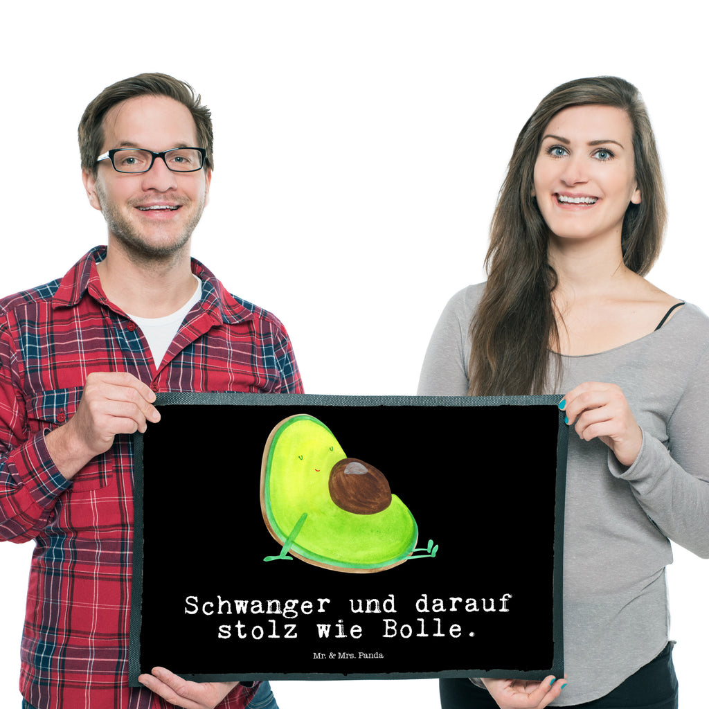 Fußmatte Avocado schwanger Avocado, schwanger, Schwangerschaft, Babyparty, Babyshower,  Türvorleger, Schmutzmatte, Fußabtreter, Matte, Schmutzfänger, Fußabstreifer, Schmutzfangmatte, Türmatte, Motivfußmatte,  Haustürmatte, Vorleger  Avocado, Veggie, Vegan, Gesund
