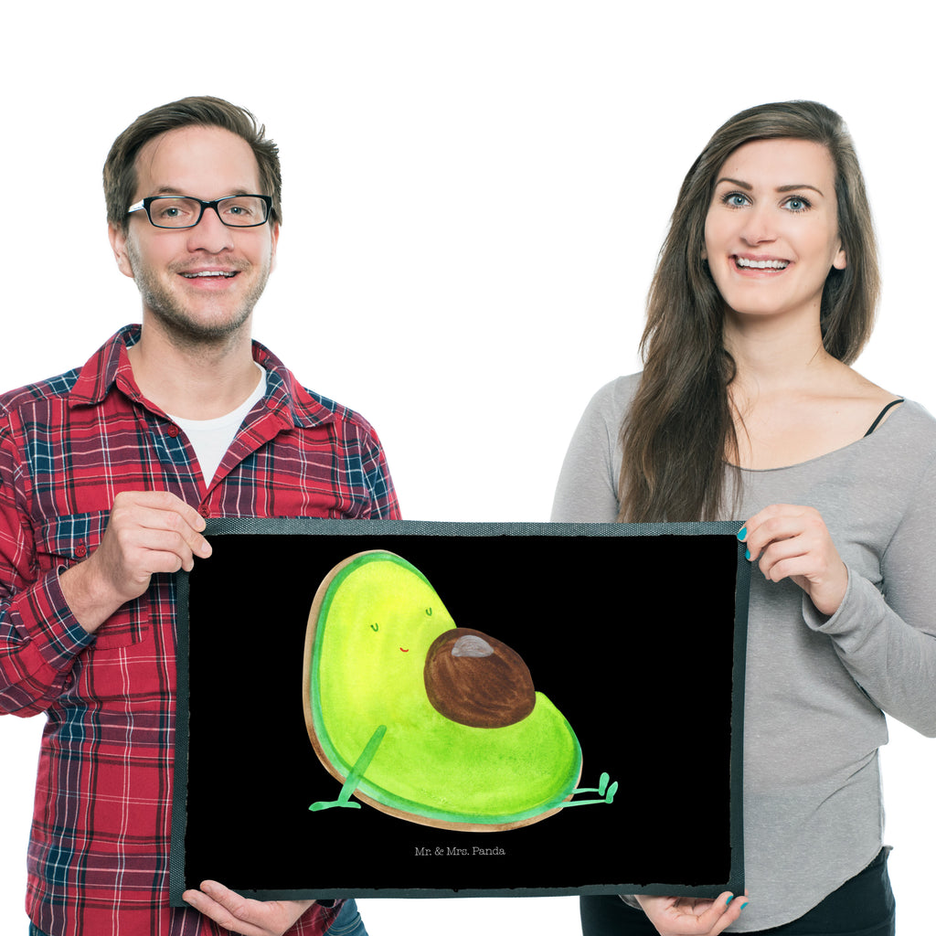 Fußmatte Avocado schwanger Avocado, schwanger, Schwangerschaft, Babyparty, Babyshower,  Türvorleger, Schmutzmatte, Fußabtreter, Matte, Schmutzfänger, Fußabstreifer, Schmutzfangmatte, Türmatte, Motivfußmatte,  Haustürmatte, Vorleger  Avocado, Veggie, Vegan, Gesund