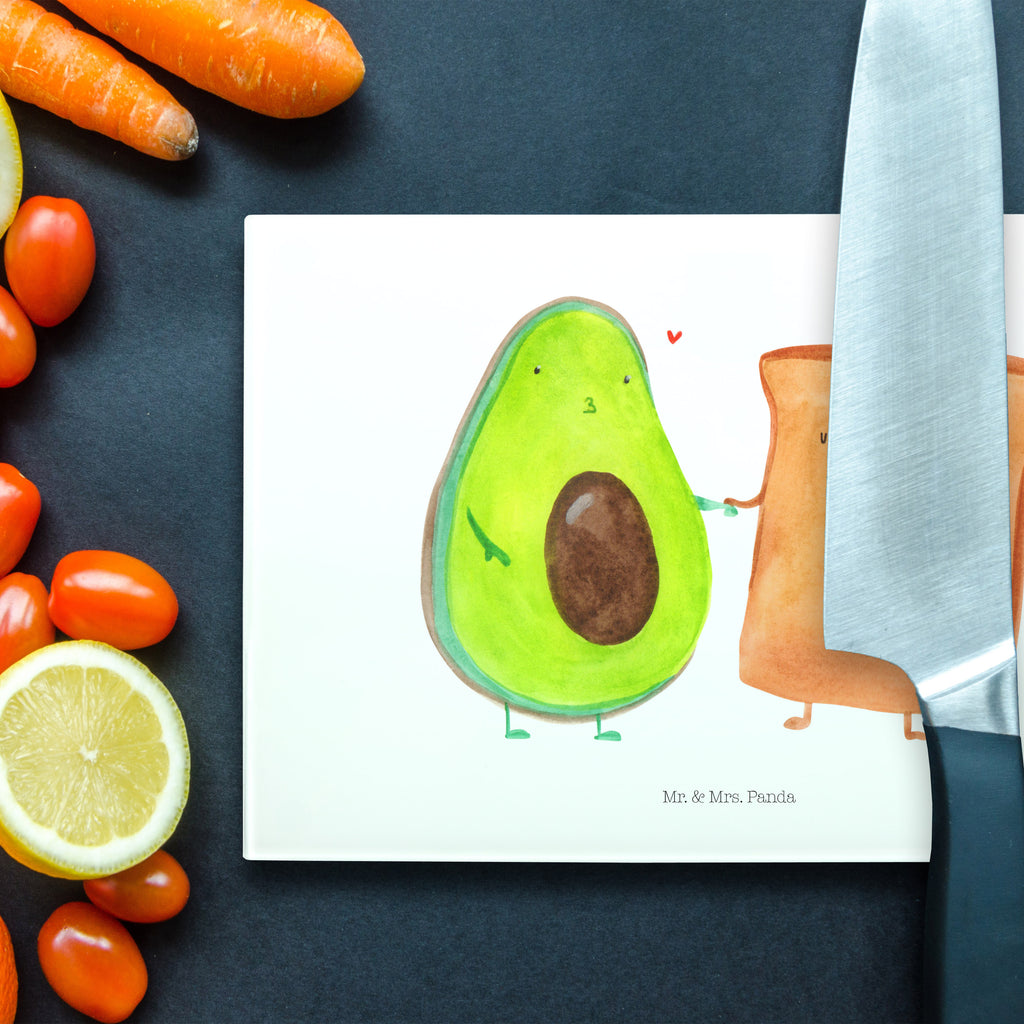 Medium Glas Schneidbrett Avocado + Toast Glasschneidebrett, Schneidebrett, Avocado, Veggie, Vegan, Gesund, Toast, Toastbrot, Liebespaar, Pärchen, Freund, Freundin, Verlobt, Verlobungsparty, Hochzeit, Hochzeitsgeschenk, Jahrestag, Jahrestagsgeschenk
