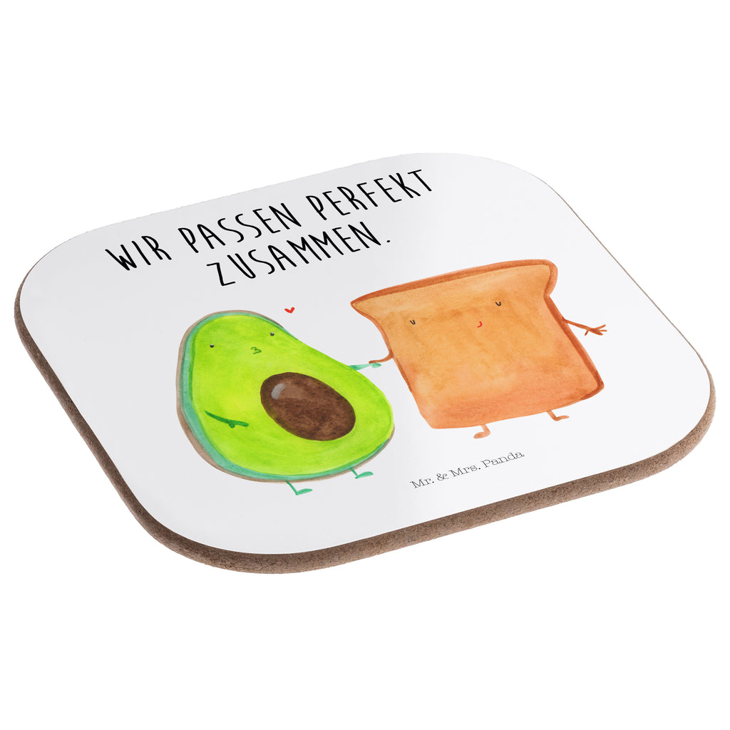 Quadratische Untersetzer Avocado + Toast Bierdeckel, Glasuntersetzer, Untersetzer Gläser, Getränkeuntersetzer, Avocado, Veggie, Vegan, Gesund, Toast, Toastbrot, Liebespaar, Pärchen, Freund, Freundin, Verlobt, Verlobungsparty, Hochzeit, Hochzeitsgeschenk, Jahrestag, Jahrestagsgeschenk
