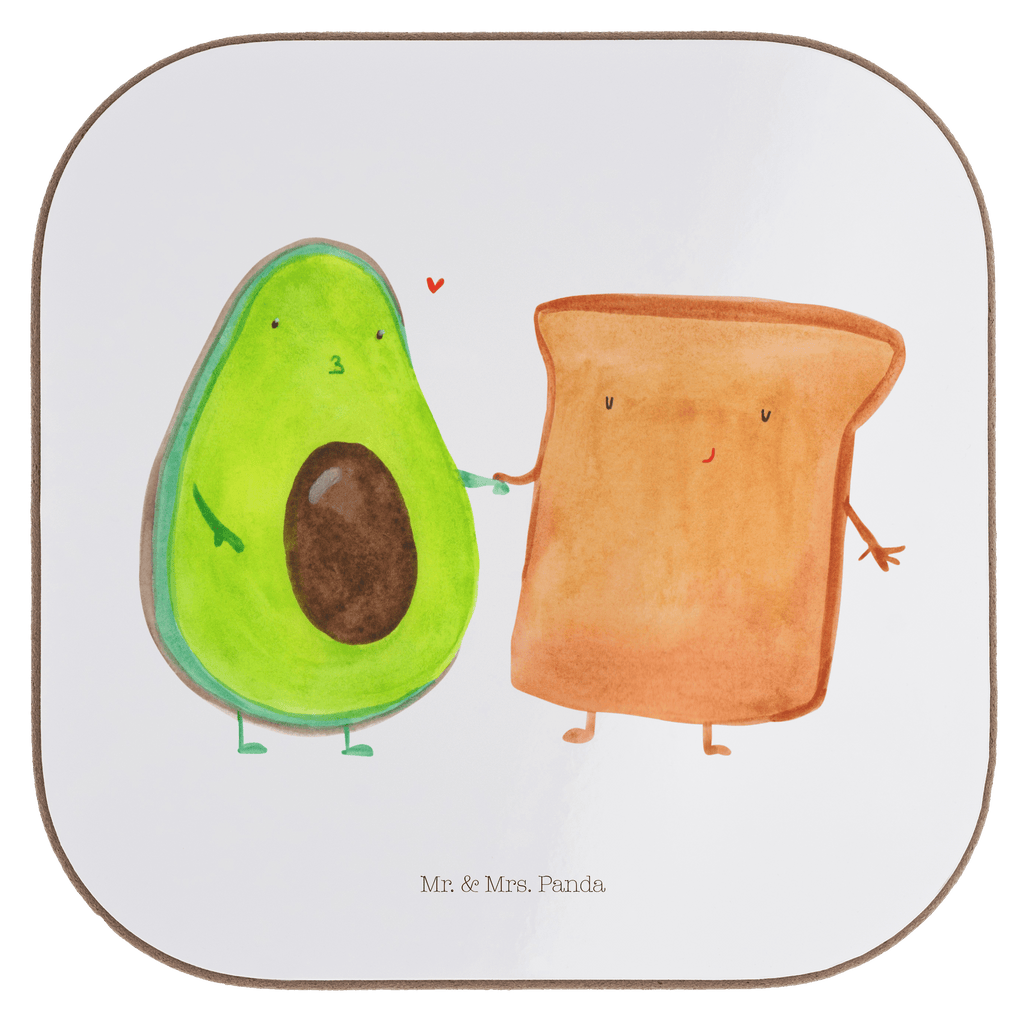 Quadratische Untersetzer Avocado + Toast Bierdeckel, Glasuntersetzer, Untersetzer Gläser, Getränkeuntersetzer, Avocado, Veggie, Vegan, Gesund, Toast, Toastbrot, Liebespaar, Pärchen, Freund, Freundin, Verlobt, Verlobungsparty, Hochzeit, Hochzeitsgeschenk, Jahrestag, Jahrestagsgeschenk