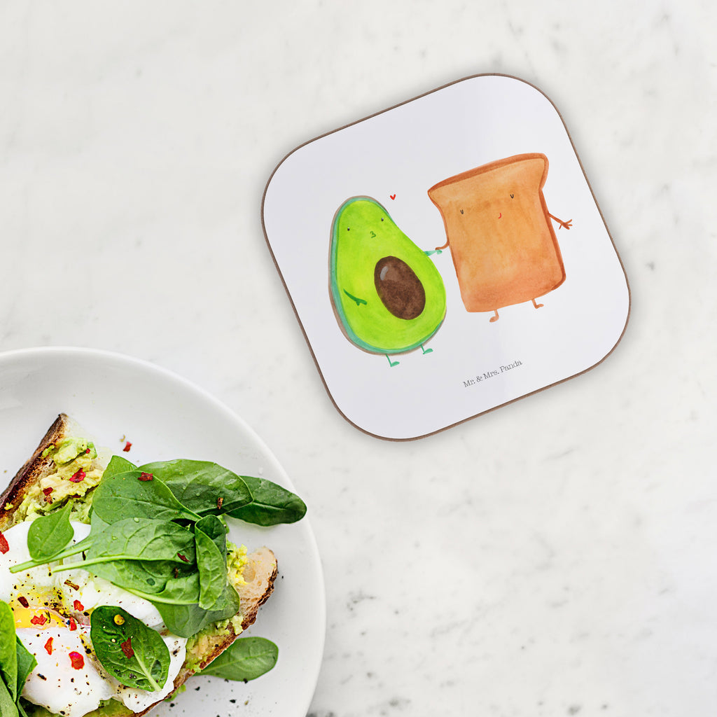 Quadratische Untersetzer Avocado + Toast Bierdeckel, Glasuntersetzer, Untersetzer Gläser, Getränkeuntersetzer, Avocado, Veggie, Vegan, Gesund, Toast, Toastbrot, Liebespaar, Pärchen, Freund, Freundin, Verlobt, Verlobungsparty, Hochzeit, Hochzeitsgeschenk, Jahrestag, Jahrestagsgeschenk