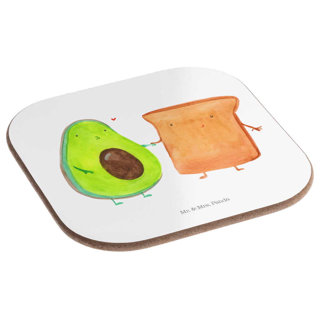 Quadratische Untersetzer Avocado + Toast Bierdeckel, Glasuntersetzer, Untersetzer Gläser, Getränkeuntersetzer, Avocado, Veggie, Vegan, Gesund, Toast, Toastbrot, Liebespaar, Pärchen, Freund, Freundin, Verlobt, Verlobungsparty, Hochzeit, Hochzeitsgeschenk, Jahrestag, Jahrestagsgeschenk