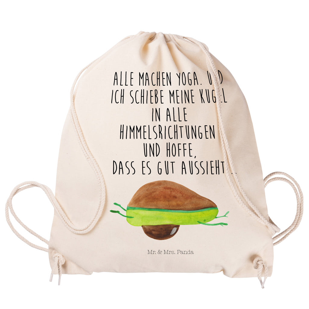 Sportbeutel Avocado Yoga Turnbeutel, Beutel, Sporttasche, Tasche, Stoffbeutel, Avocado, Veggie, Vegan, Gesund, Avocado Yoga Vegan