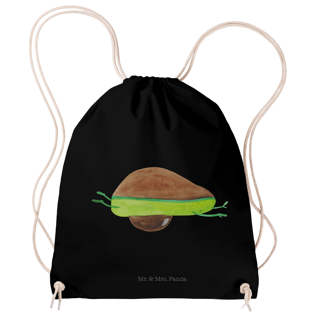 Sportbeutel Avocado Yoga Turnbeutel, Beutel, Sporttasche, Tasche, Stoffbeutel, Avocado, Veggie, Vegan, Gesund, Avocado Yoga Vegan