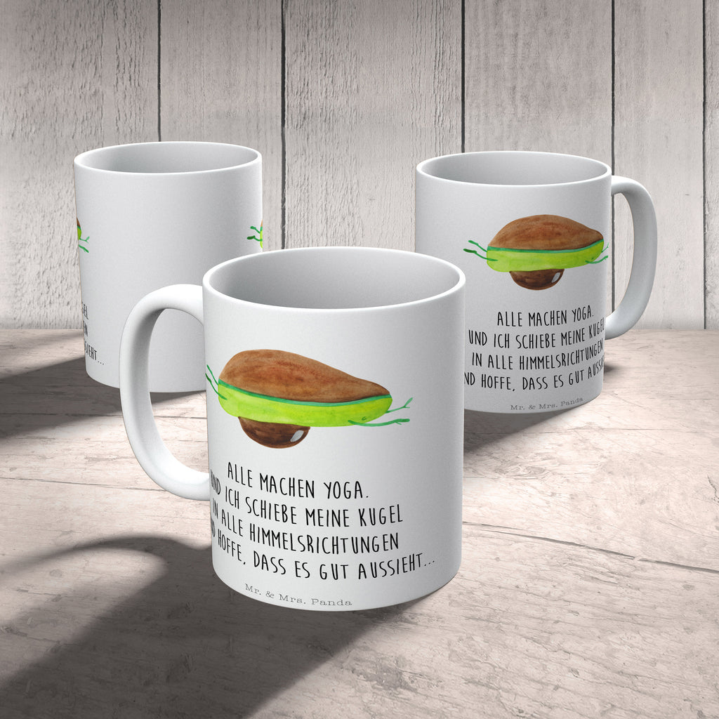 Tasse Avocado Yoga Avocado Yoga Vegan Becher, Kaffeetasse, Kaffeebecher, Tee, Frühstück, Büro  Avocado, Veggie, Vegan, Gesund