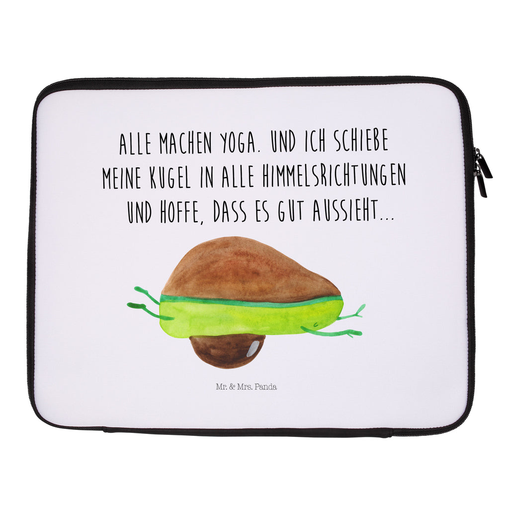 20 x 28 Notebook Tasche  Avocado Yoga Notebook Tasche, Laptop, Computertasche, Tasche, Avocado, Veggie, Vegan, Gesund, Avocado Yoga Vegan