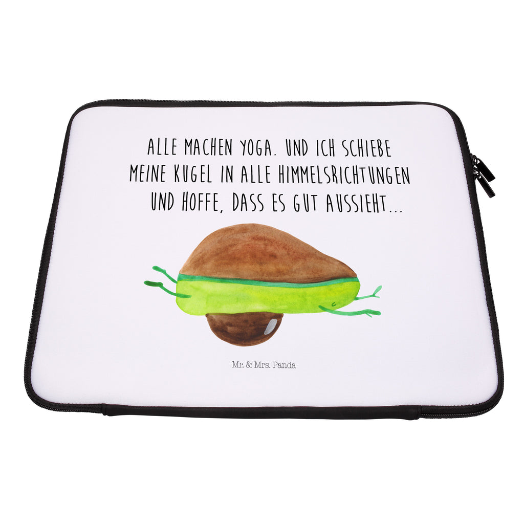 20 x 28 Notebook Tasche  Avocado Yoga Notebook Tasche, Laptop, Computertasche, Tasche, Avocado, Veggie, Vegan, Gesund, Avocado Yoga Vegan