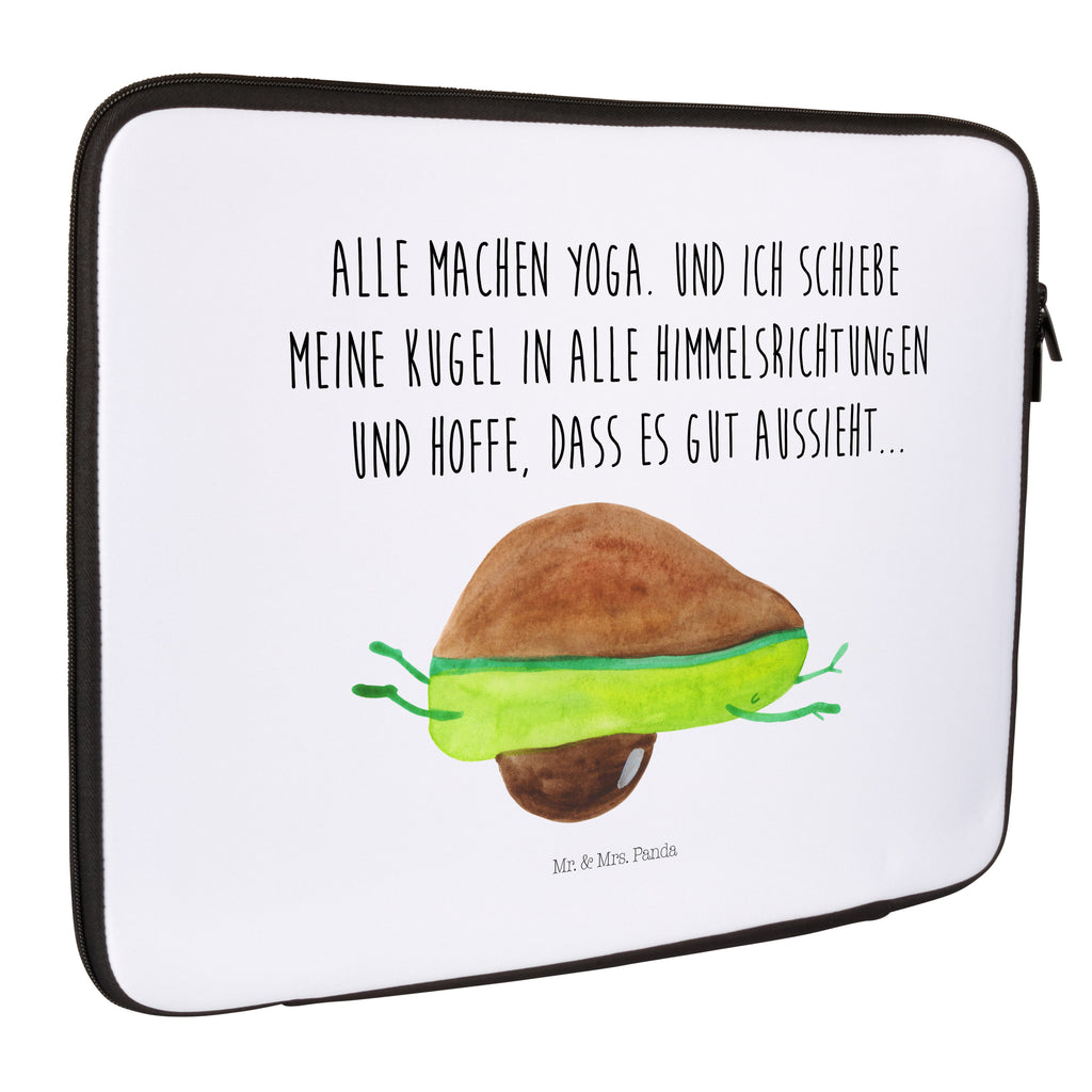 20 x 28 Notebook Tasche  Avocado Yoga Notebook Tasche, Laptop, Computertasche, Tasche, Avocado, Veggie, Vegan, Gesund, Avocado Yoga Vegan