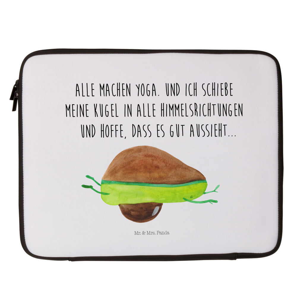 20 x 28 Notebook Tasche  Avocado Yoga Notebook Tasche, Laptop, Computertasche, Tasche, Avocado, Veggie, Vegan, Gesund, Avocado Yoga Vegan