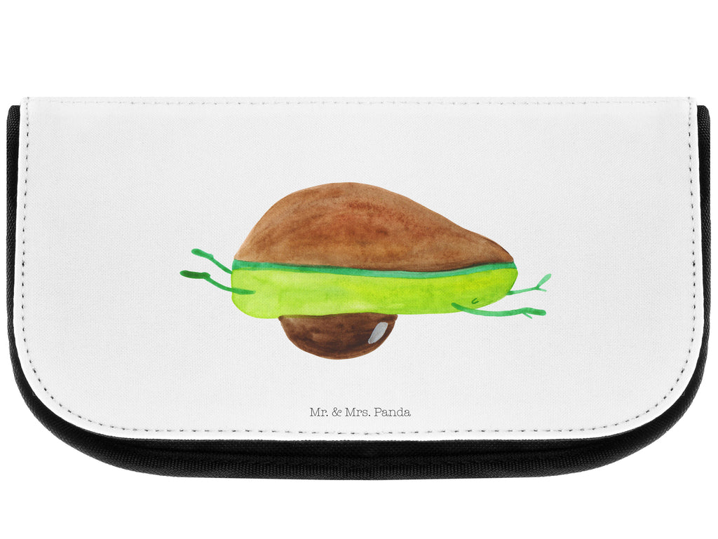 Kosmetiktasche Avocado Yoga Kosmetikbeutel, Kulturtasche, Kulturbeutel, Schminktasche, Make-Up Tasche, Avocado, Veggie, Vegan, Gesund, Avocado Yoga Vegan