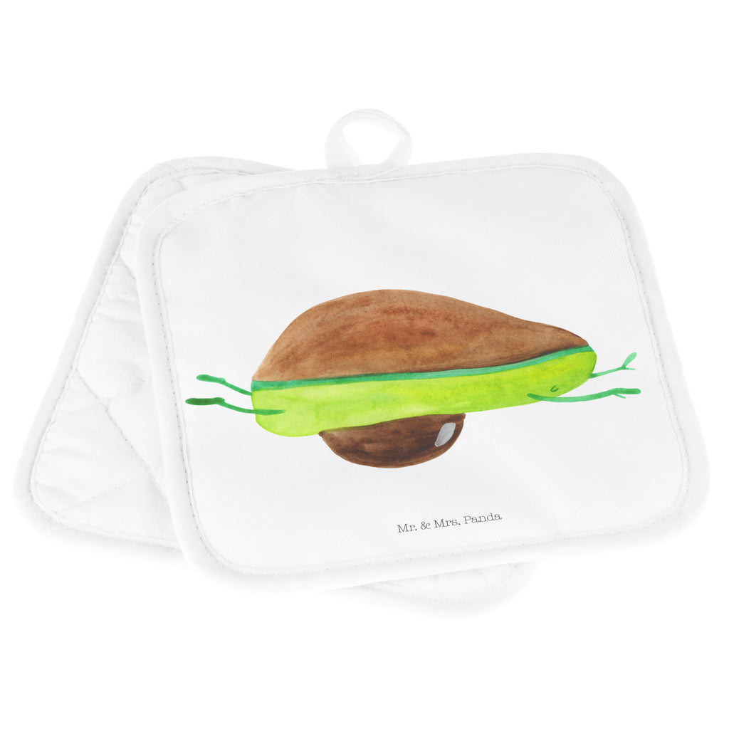 2er Set Topflappen  Avocado Yoga Topflappen, Topfuntersetzer, Ofenhandschuh, Topflappen Set, Topflappen lustig, Topflappen mit Spruch, Avocado, Veggie, Vegan, Gesund, Avocado Yoga Vegan