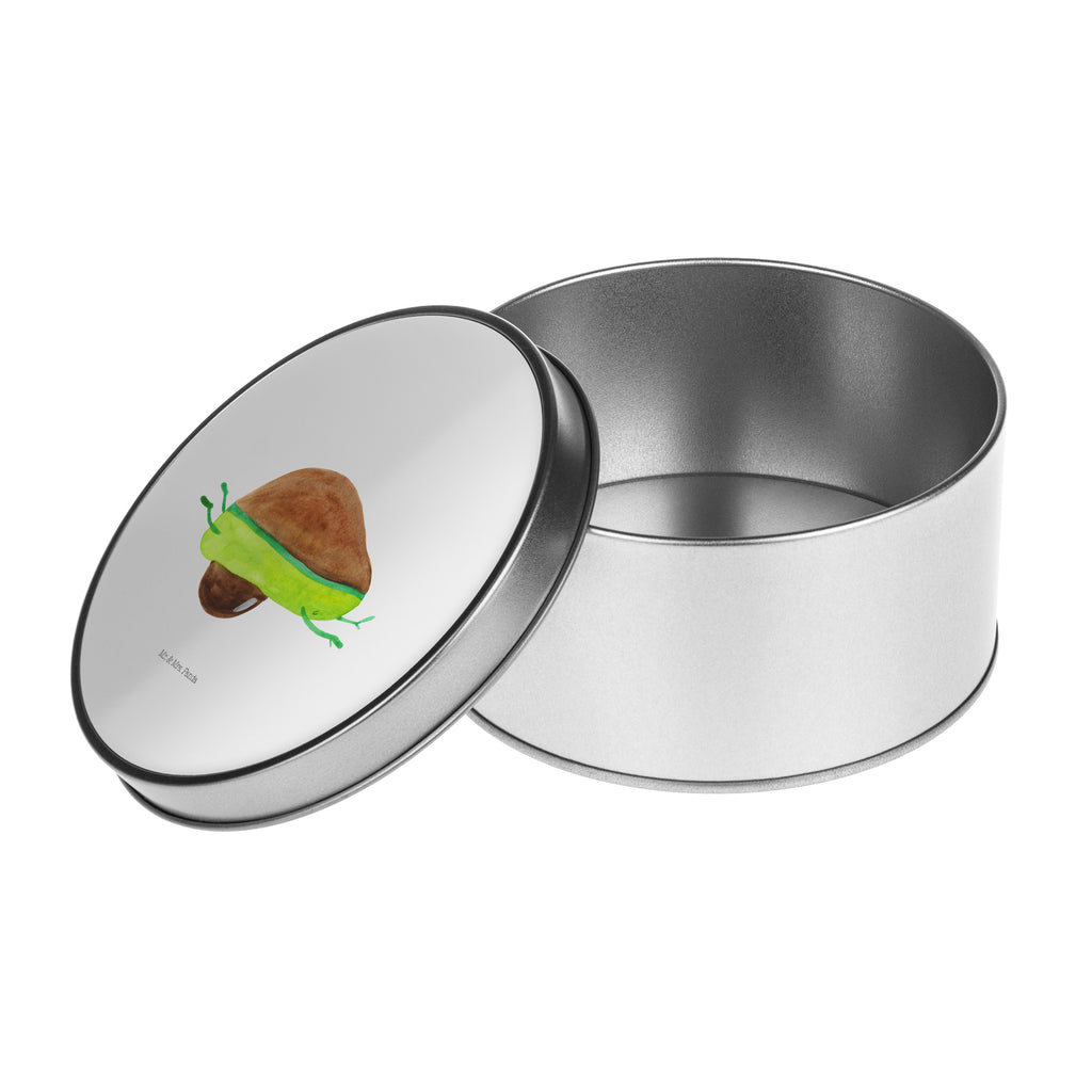 Blechdose rund Avocado Yoga Metalldose, Keksdose, Dose, Vorratsdose, Geschenkbox, Avocado, Veggie, Vegan, Gesund, Avocado Yoga Vegan