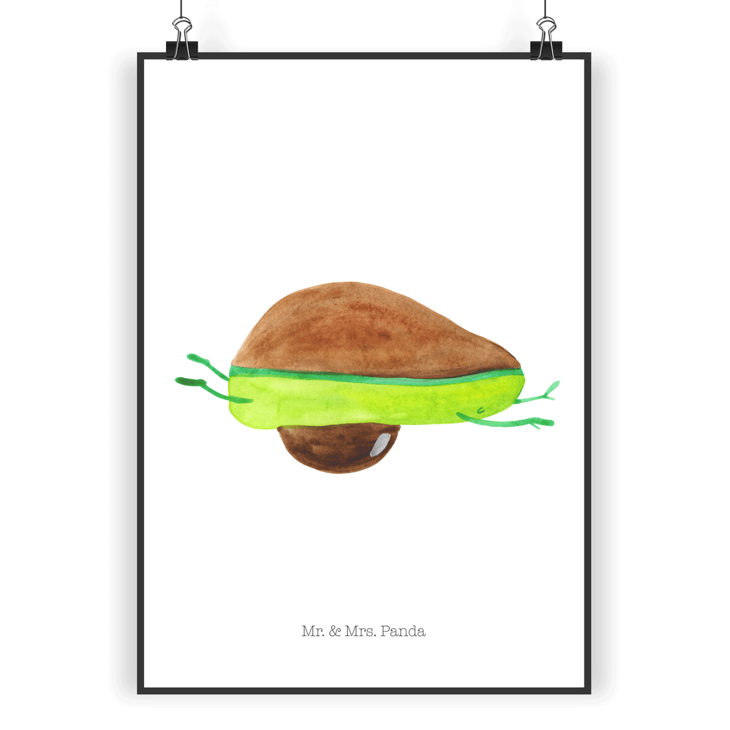 Poster Avocado Yoga Poster, Wandposter, Bild, Wanddeko, Küchenposter, Kinderposter, Wanddeko Bild, Raumdekoration, Wanddekoration, Handgemaltes Poster, Mr. & Mrs. Panda Poster, Designposter, Kunstdruck, Posterdruck, Avocado, Veggie, Vegan, Gesund, Avocado Yoga Vegan
