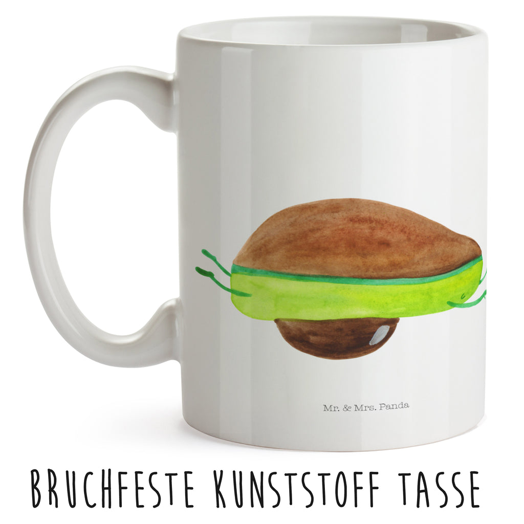 Kindertasse Avocado Yoga Kunststoff Tasse, Kindergarten, Tasse, Trinkbecher, Camping Becher, Kaffeetasse, Kunststoffbecher, Kindergartenbecher, Outdoorgeschirr, Kunststoffgeschirr, Reisebecher, Reisetasse, Kinderbecher, Avocado, Veggie, Vegan, Gesund, Avocado Yoga Vegan