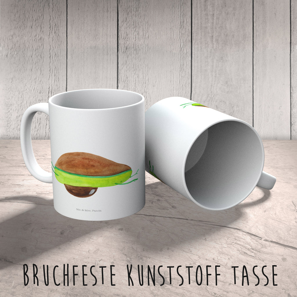 Kindertasse Avocado Yoga Kunststoff Tasse, Kindergarten, Tasse, Trinkbecher, Camping Becher, Kaffeetasse, Kunststoffbecher, Kindergartenbecher, Outdoorgeschirr, Kunststoffgeschirr, Reisebecher, Reisetasse, Kinderbecher, Avocado, Veggie, Vegan, Gesund, Avocado Yoga Vegan