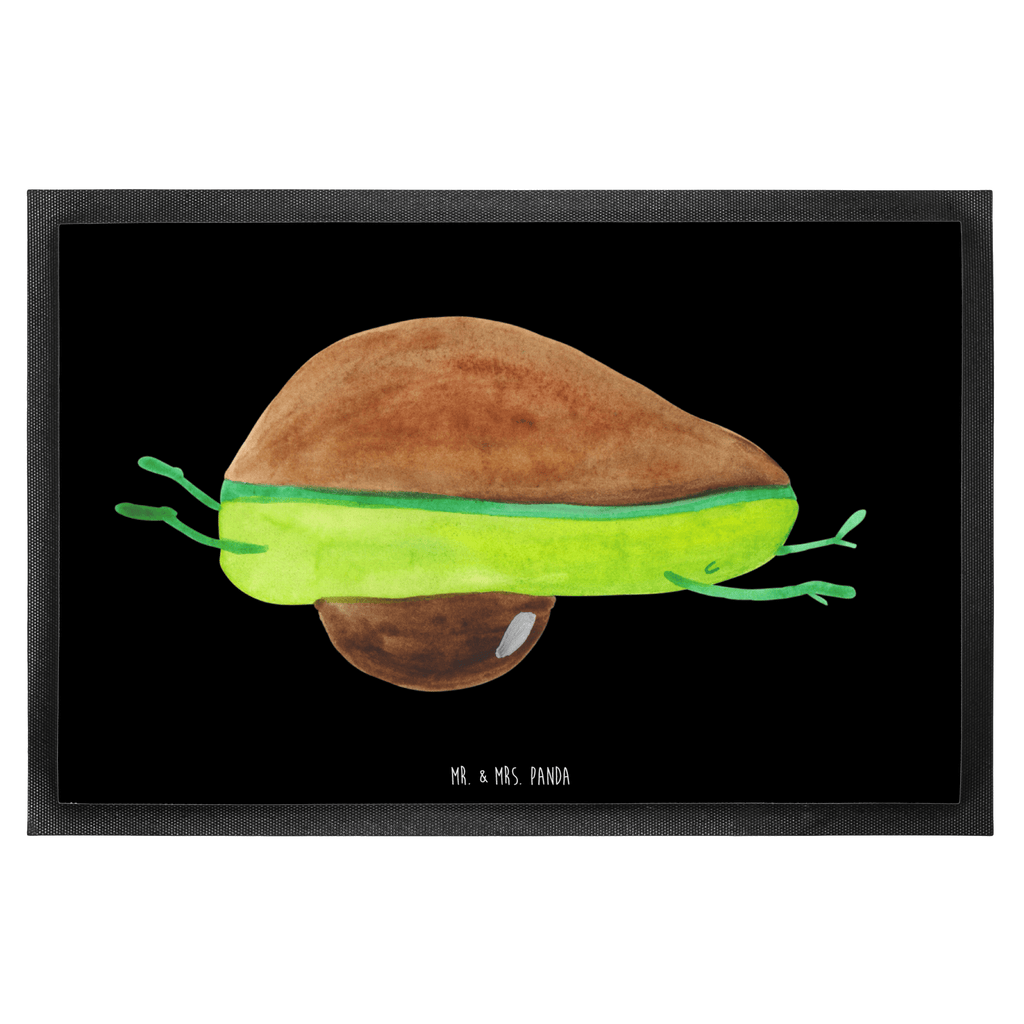 Fußmatte Avocado Yoga Avocado Yoga Vegan Türvorleger, Schmutzmatte, Fußabtreter, Matte, Schmutzfänger, Fußabstreifer, Schmutzfangmatte, Türmatte, Motivfußmatte,  Haustürmatte, Vorleger  Avocado, Veggie, Vegan, Gesund