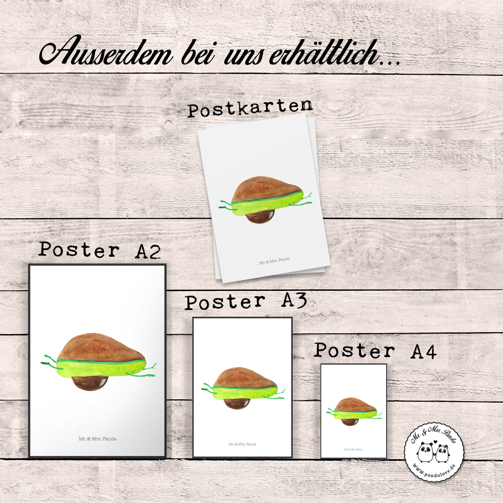 Poster Avocado Yoga Poster, Wandposter, Bild, Wanddeko, Küchenposter, Kinderposter, Wanddeko Bild, Raumdekoration, Wanddekoration, Handgemaltes Poster, Mr. & Mrs. Panda Poster, Designposter, Kunstdruck, Posterdruck, Avocado, Veggie, Vegan, Gesund, Avocado Yoga Vegan