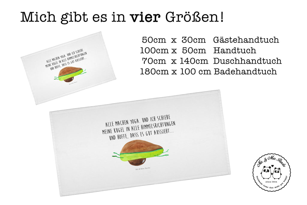 50 x 100 Handtuch Avocado Yoga Handtuch, Badehandtuch, Badezimmer, Handtücher, groß, Kinder, Baby, Avocado, Veggie, Vegan, Gesund, Avocado Yoga Vegan