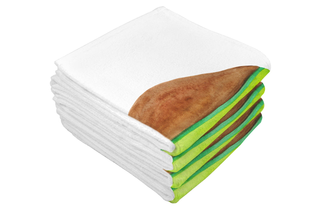 50 x 100 Handtuch Avocado Yoga Handtuch, Badehandtuch, Badezimmer, Handtücher, groß, Kinder, Baby, Avocado, Veggie, Vegan, Gesund, Avocado Yoga Vegan