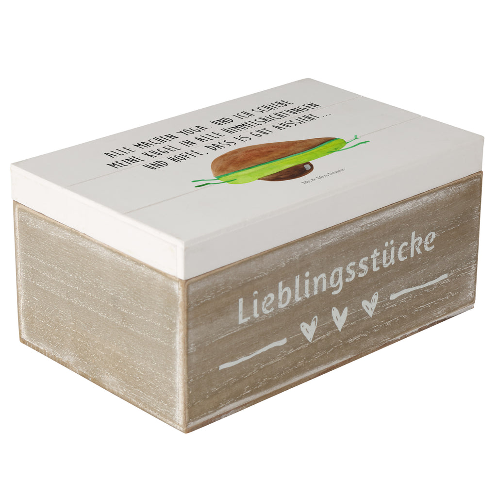Holzkiste Avocado Yoga Holzkiste, Kiste, Schatzkiste, Truhe, Schatulle, XXL, Erinnerungsbox, Erinnerungskiste, Dekokiste, Aufbewahrungsbox, Avocado, Veggie, Vegan, Gesund, Avocado Yoga Vegan