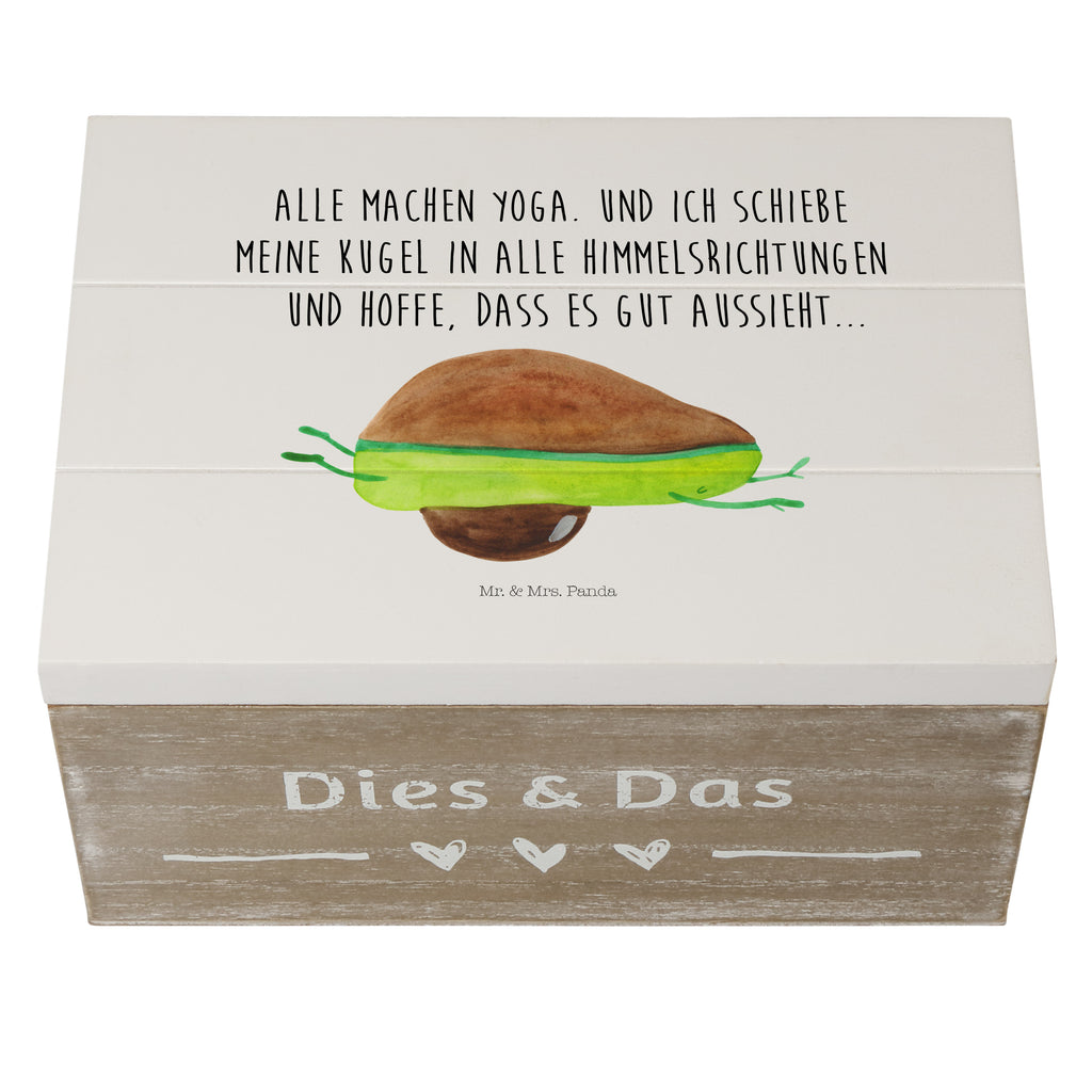 Holzkiste Avocado Yoga Holzkiste, Kiste, Schatzkiste, Truhe, Schatulle, XXL, Erinnerungsbox, Erinnerungskiste, Dekokiste, Aufbewahrungsbox, Avocado, Veggie, Vegan, Gesund, Avocado Yoga Vegan
