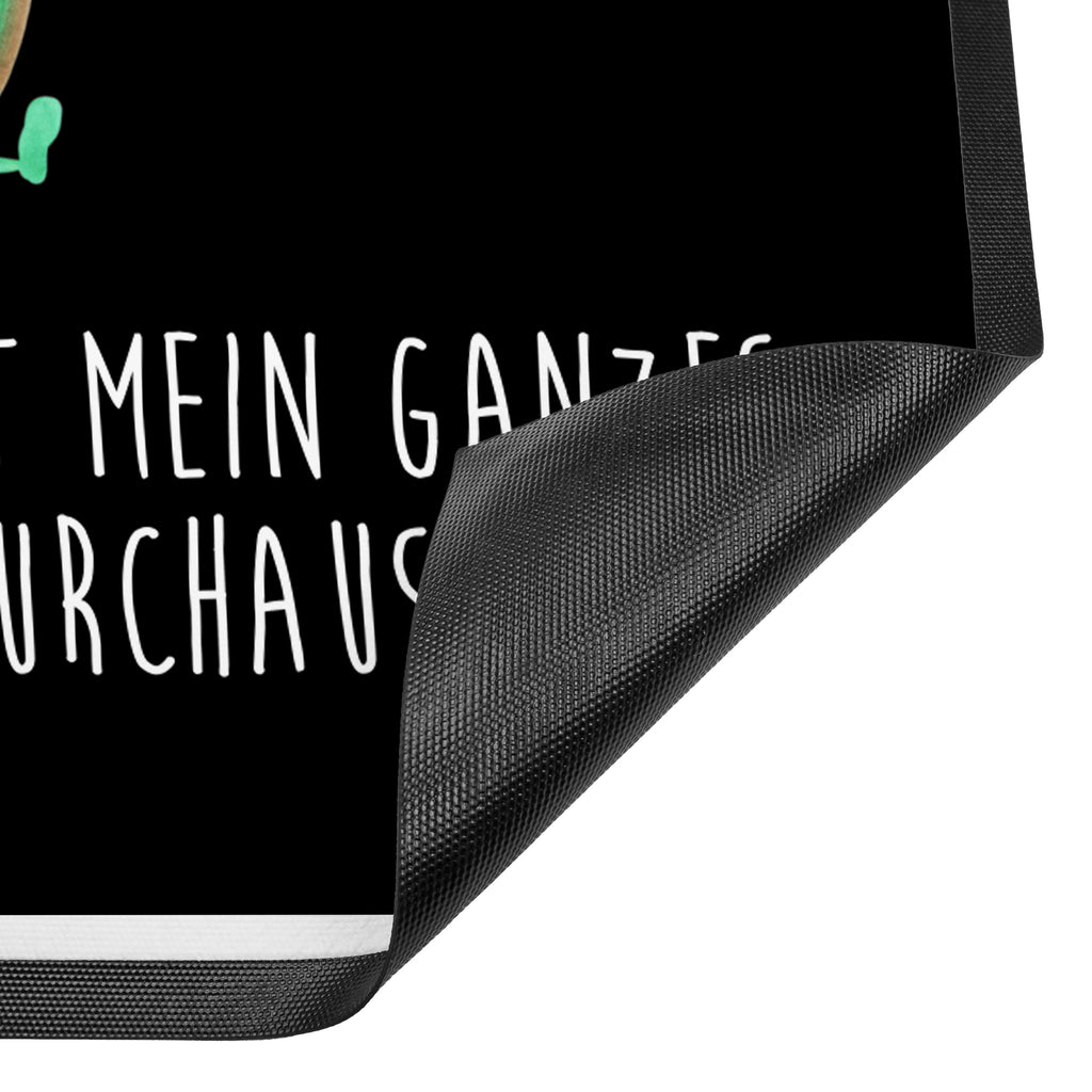 Fußmatte Avocado Happy Türvorleger, Schmutzmatte, Fußabtreter, Matte, Schmutzfänger, Fußabstreifer, Schmutzfangmatte, Türmatte, Motivfußmatte, Haustürmatte, Vorleger, Avocado, Veggie, Vegan, Gesund, Chaos