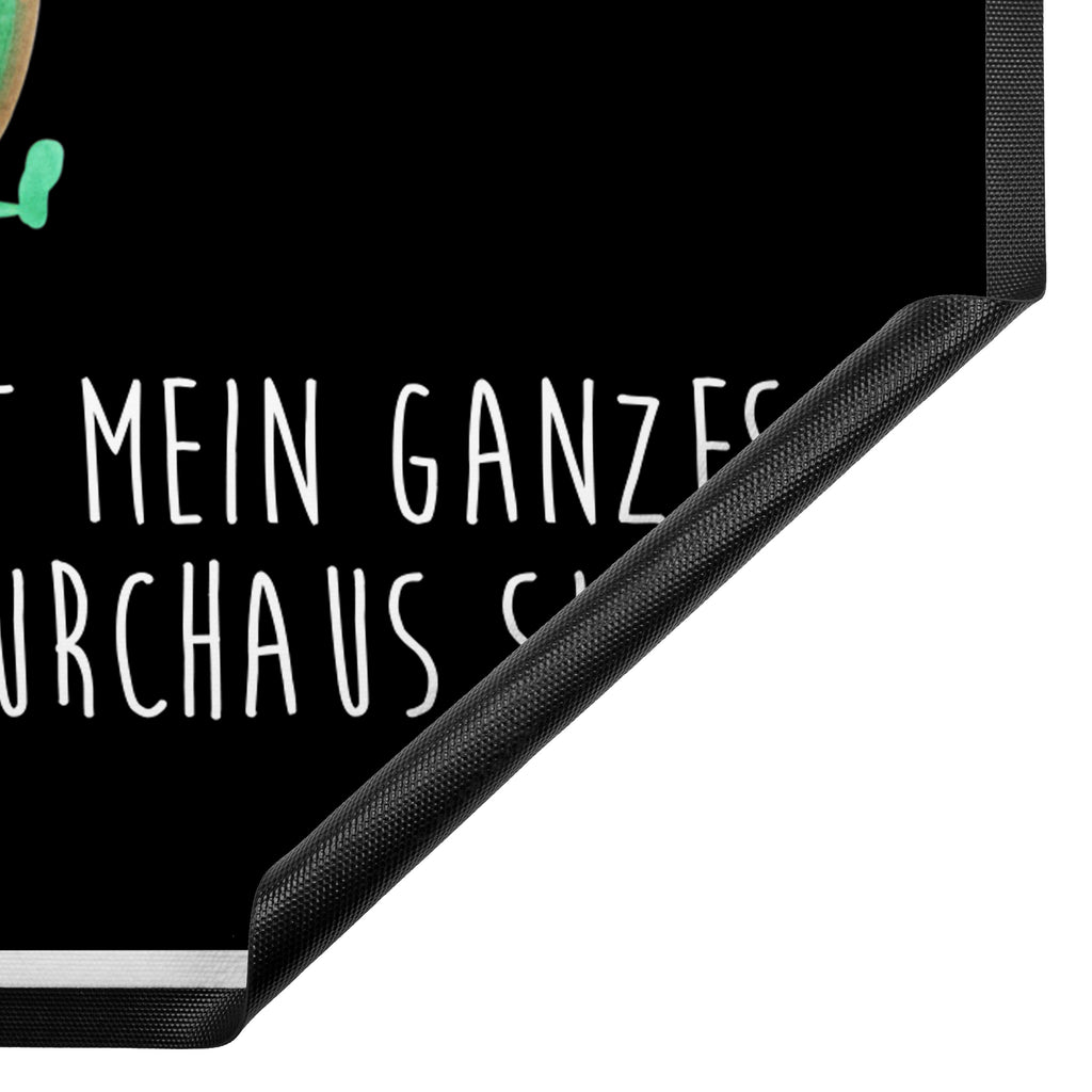 Fußmatte Avocado Happy Türvorleger, Schmutzmatte, Fußabtreter, Matte, Schmutzfänger, Fußabstreifer, Schmutzfangmatte, Türmatte, Motivfußmatte, Haustürmatte, Vorleger, Avocado, Veggie, Vegan, Gesund, Chaos